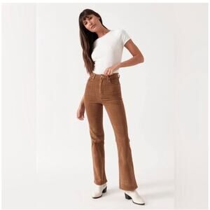 Rolla's Dusters Bootcut High-Rise Slim Corduroy Jeans Light Brown tan Size 25